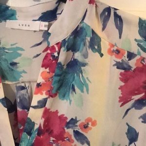 LUSH Floral Blouse